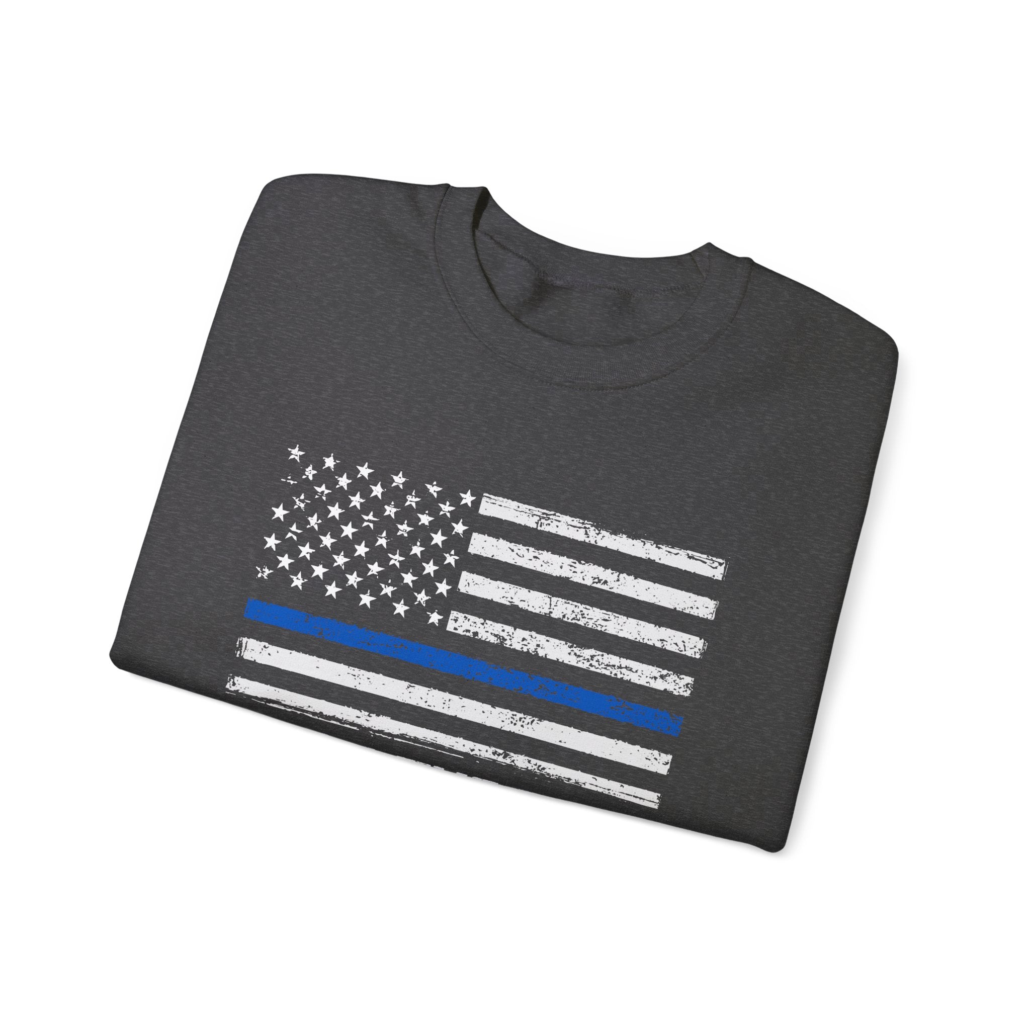 Back The Blue Distressed Flag