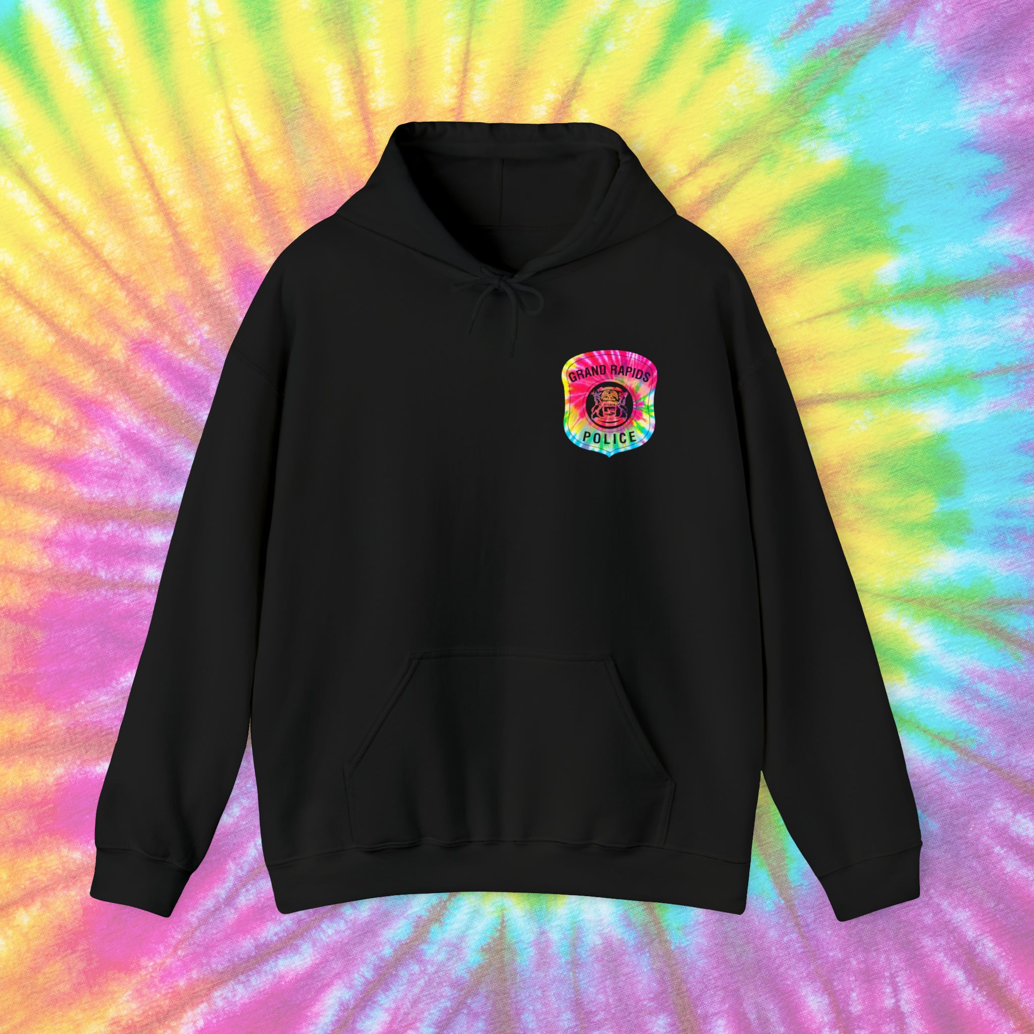 Tie Dye Badge Sweatshirt