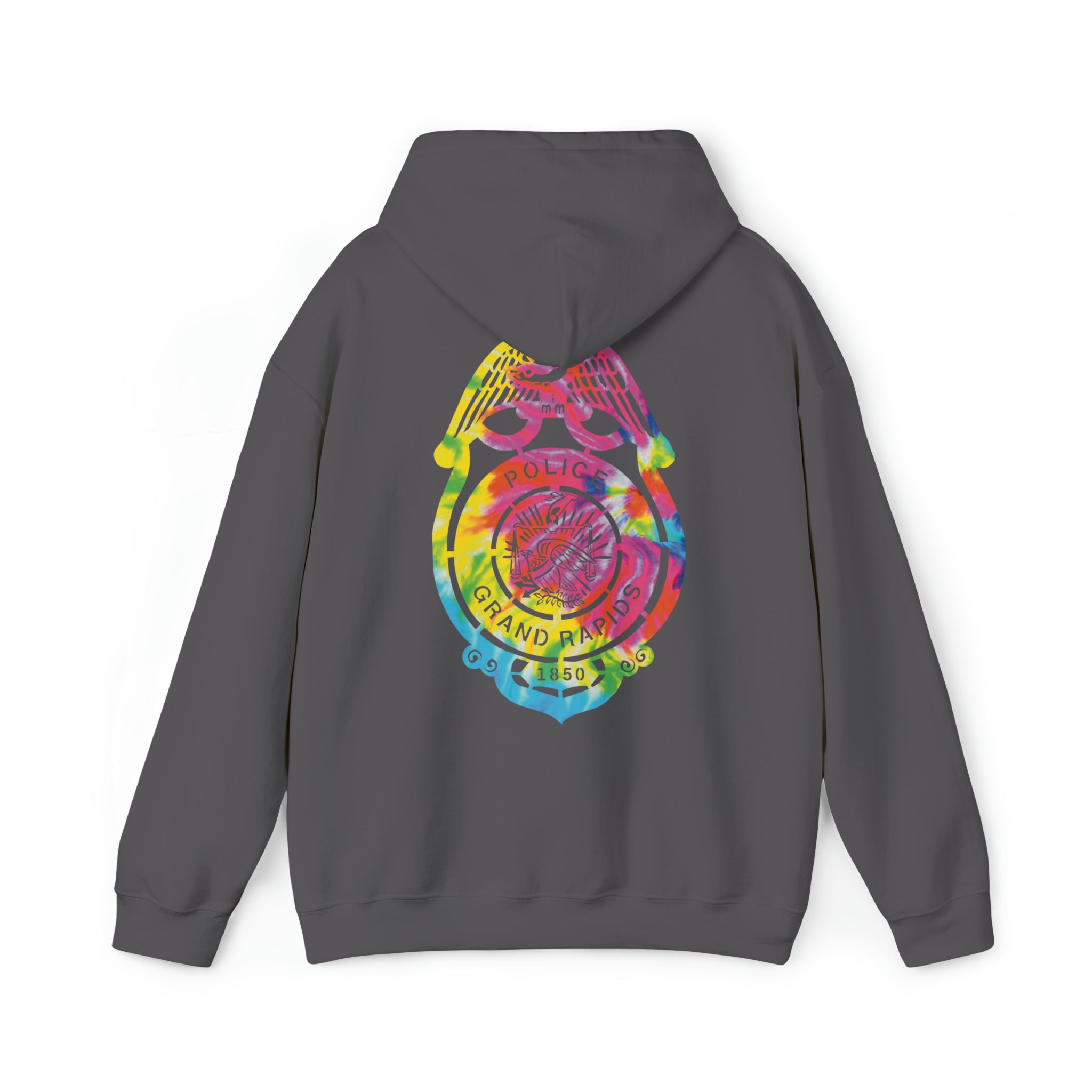 Tie-Dye Badge Bliss Hooded Sweatshirt