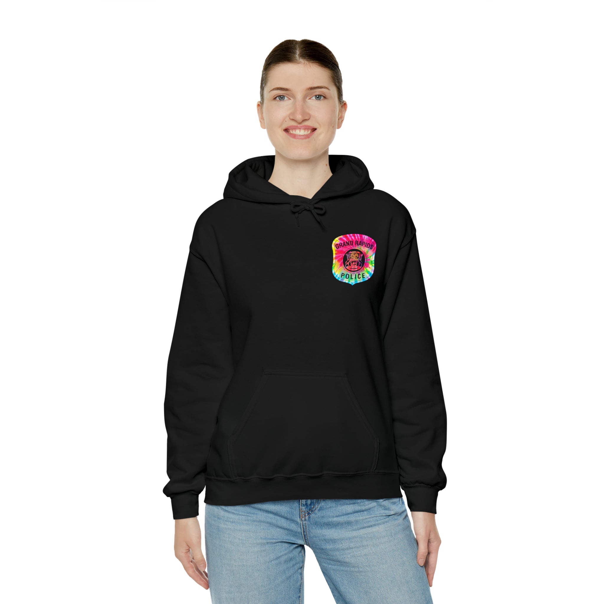 Tie Dye Badge Sweatshirt