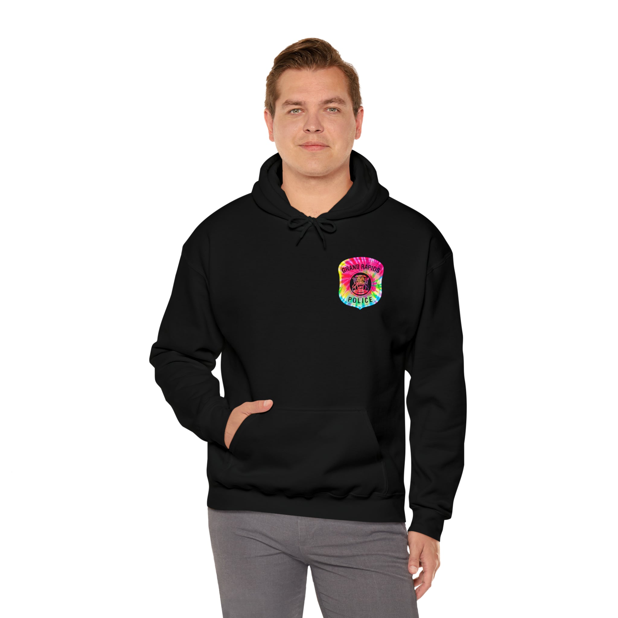 Tie Dye Badge Sweatshirt