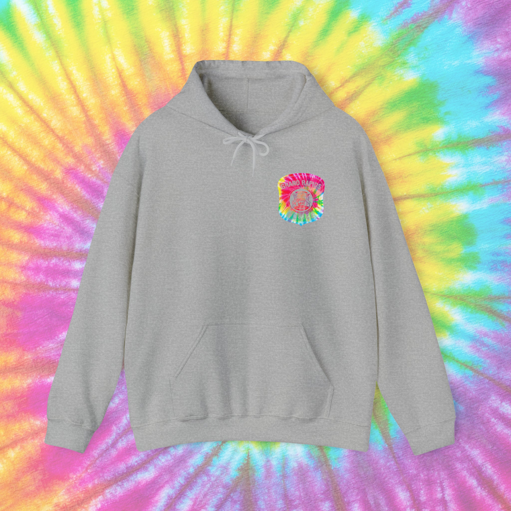 Tie Dye Badge Sweatshirt