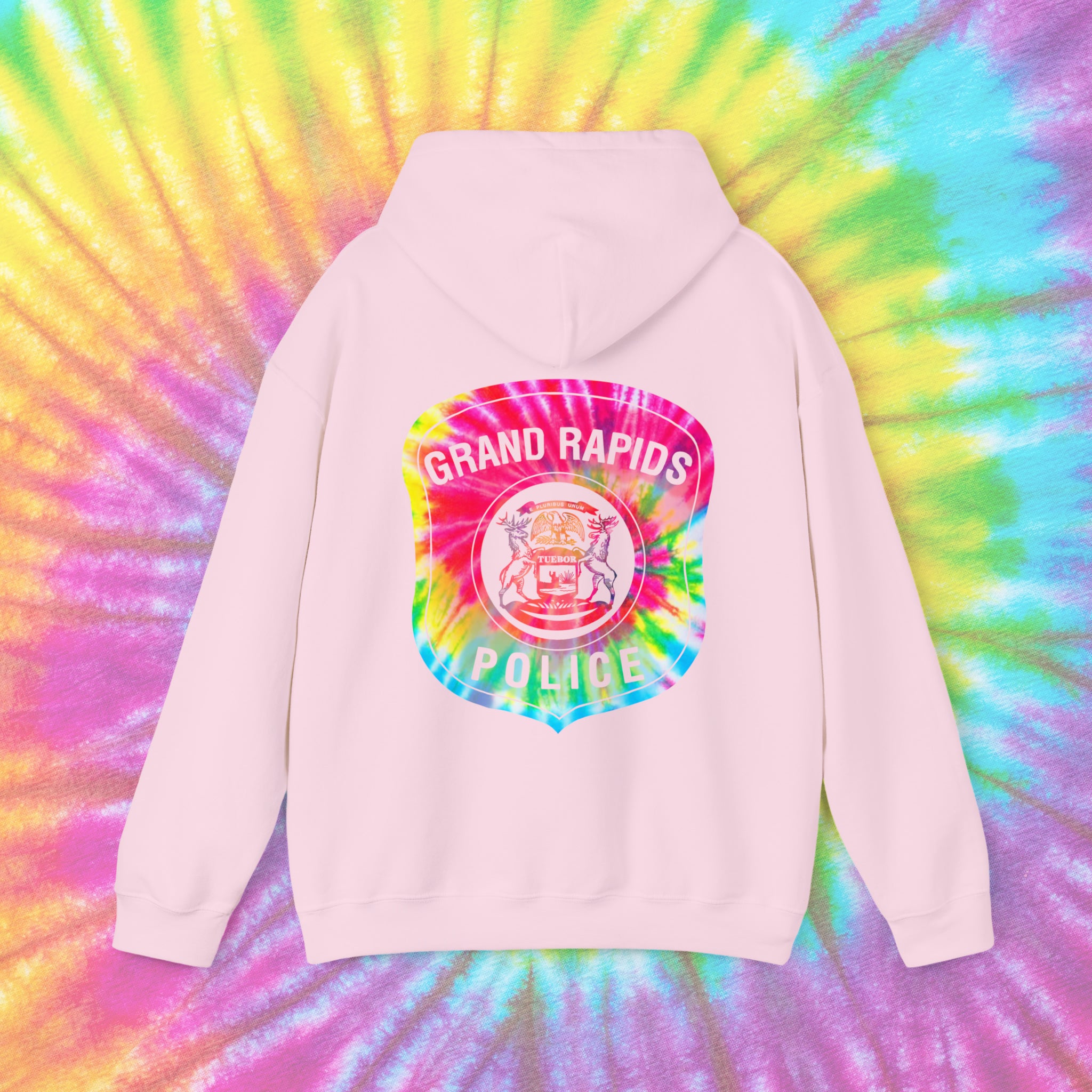 Tie Dye Badge Sweatshirt