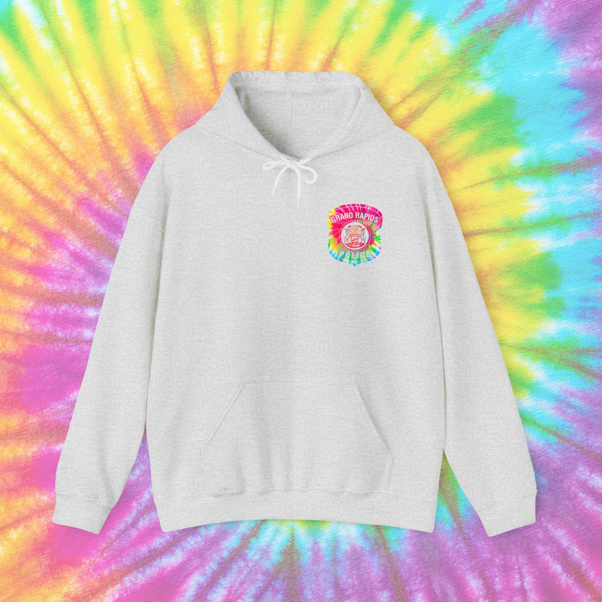 Tie Dye Badge Sweatshirt