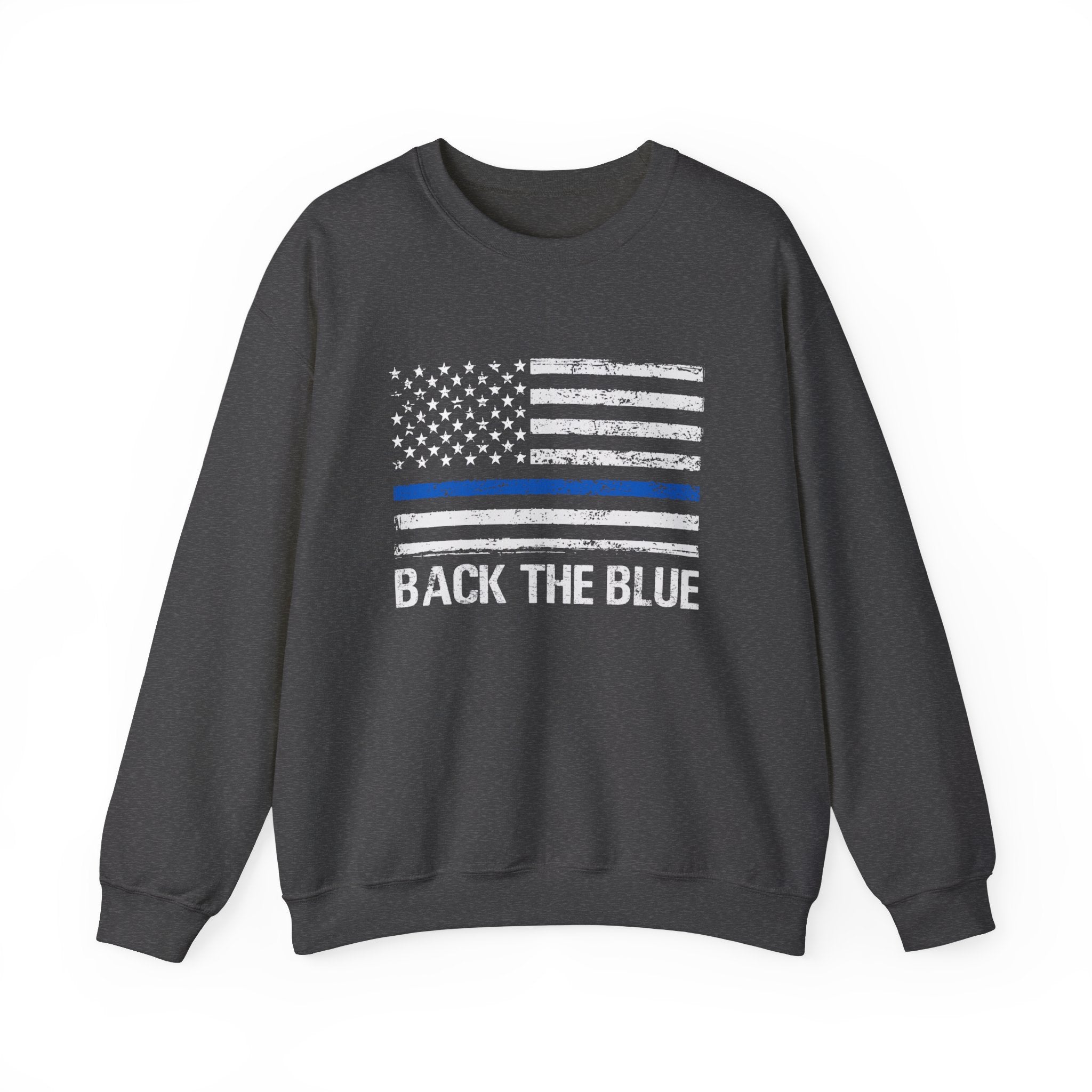 Back The Blue Distressed Flag