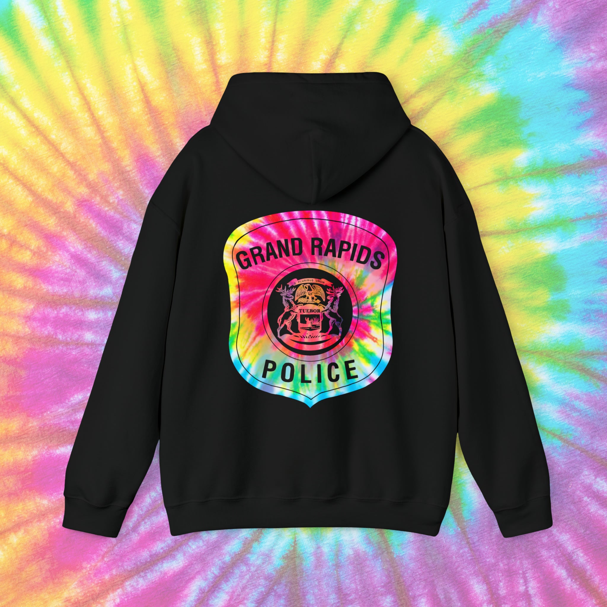 Tie Dye Badge Sweatshirt