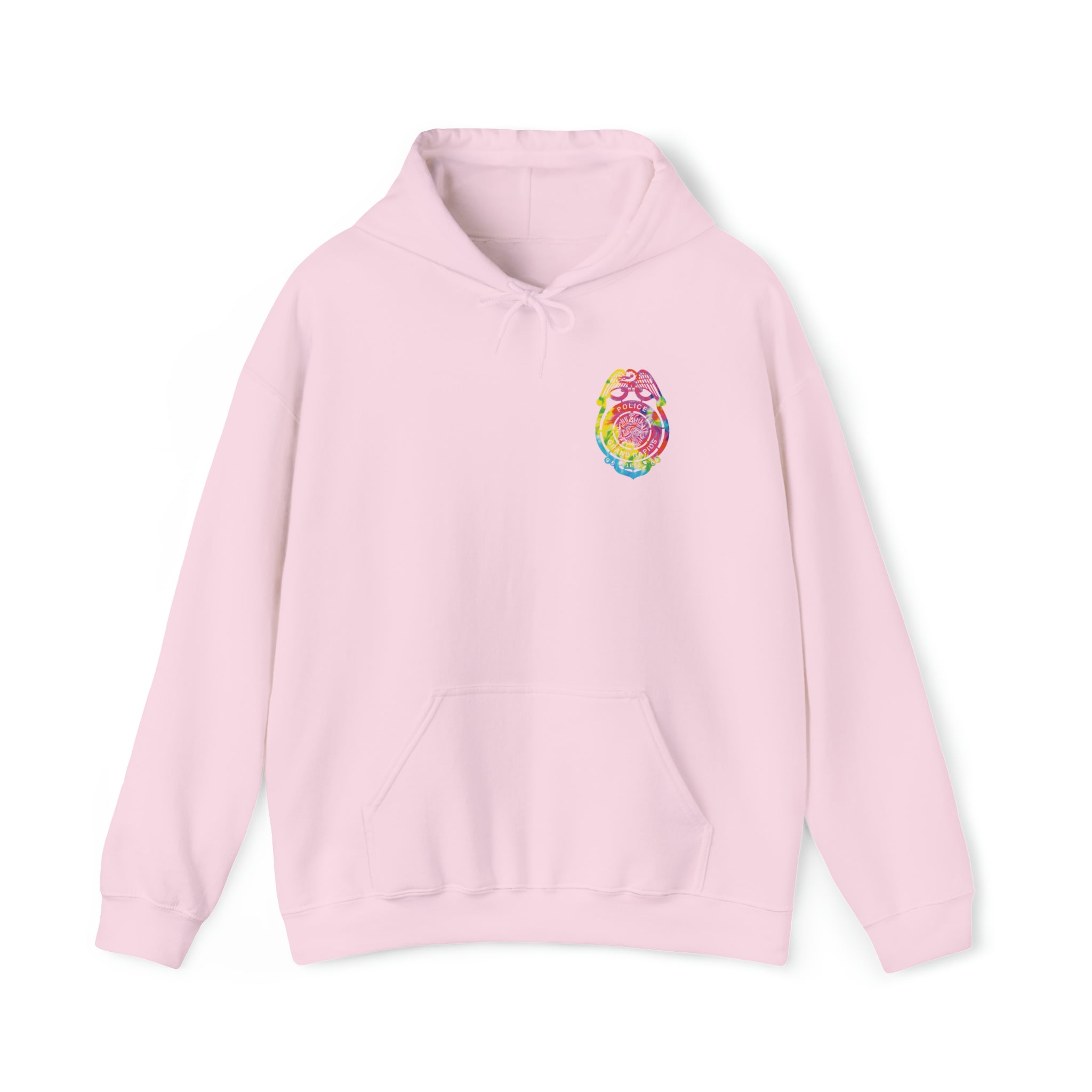 Tie-Dye Badge Bliss Hooded Sweatshirt