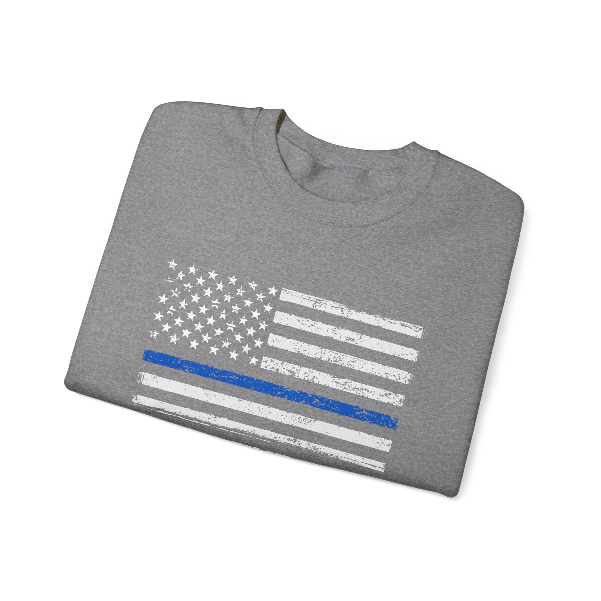 Back The Blue Distressed Flag