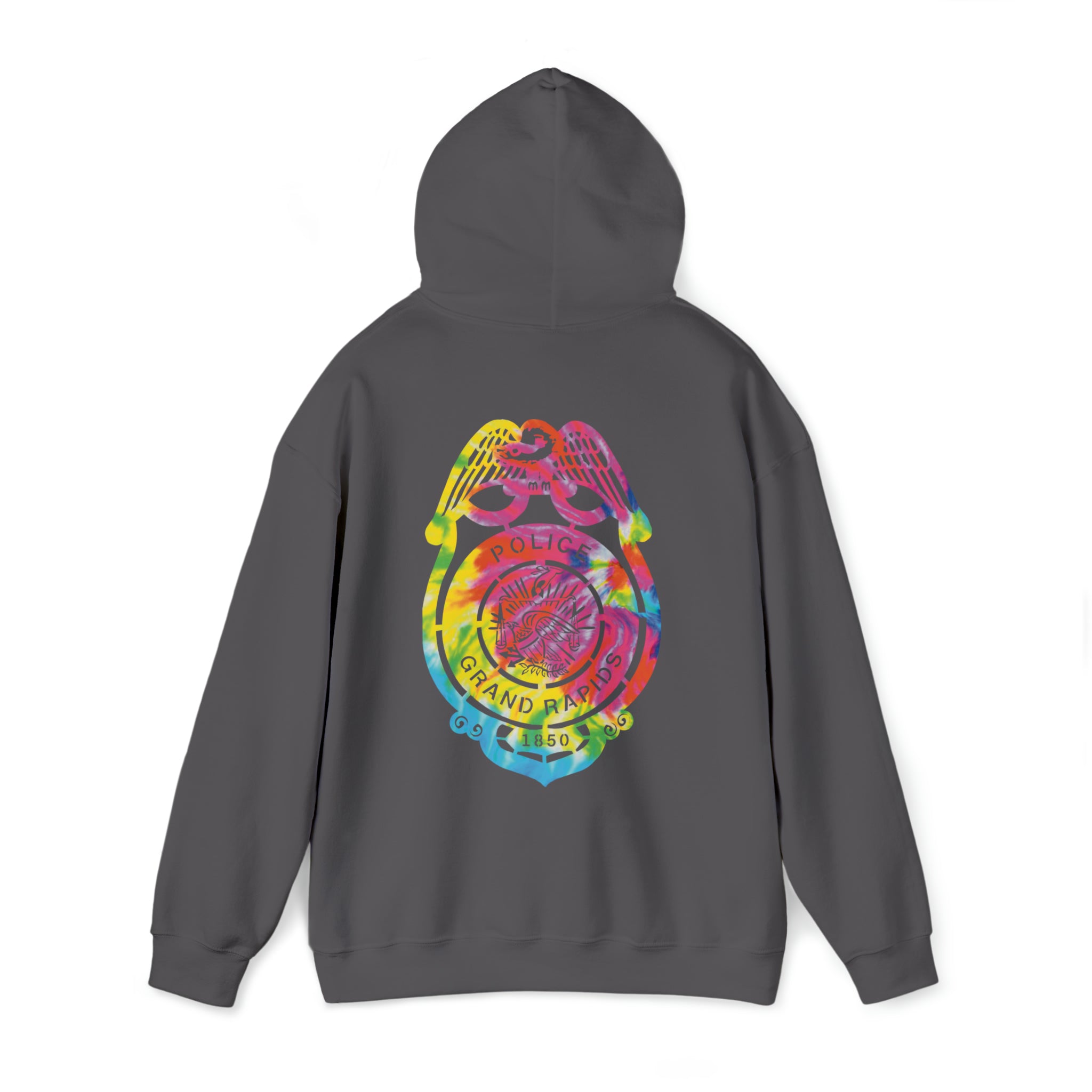 Tie-Dye Badge Bliss Hooded Sweatshirt