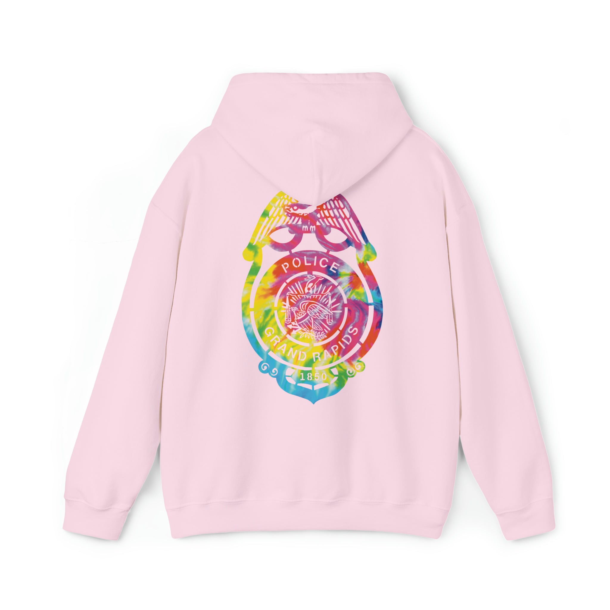 Tie-Dye Badge Bliss Hooded Sweatshirt