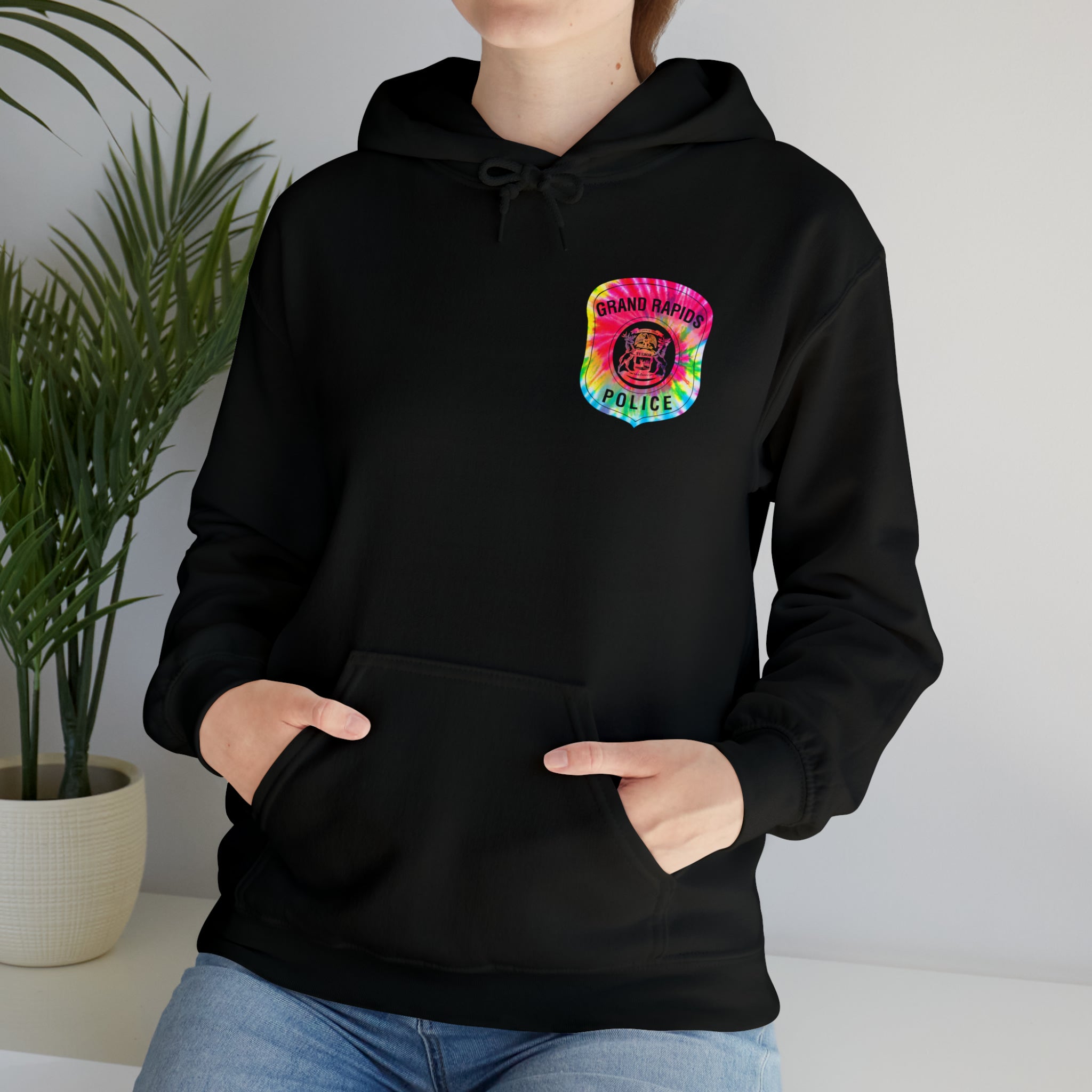 Tie Dye Badge Sweatshirt