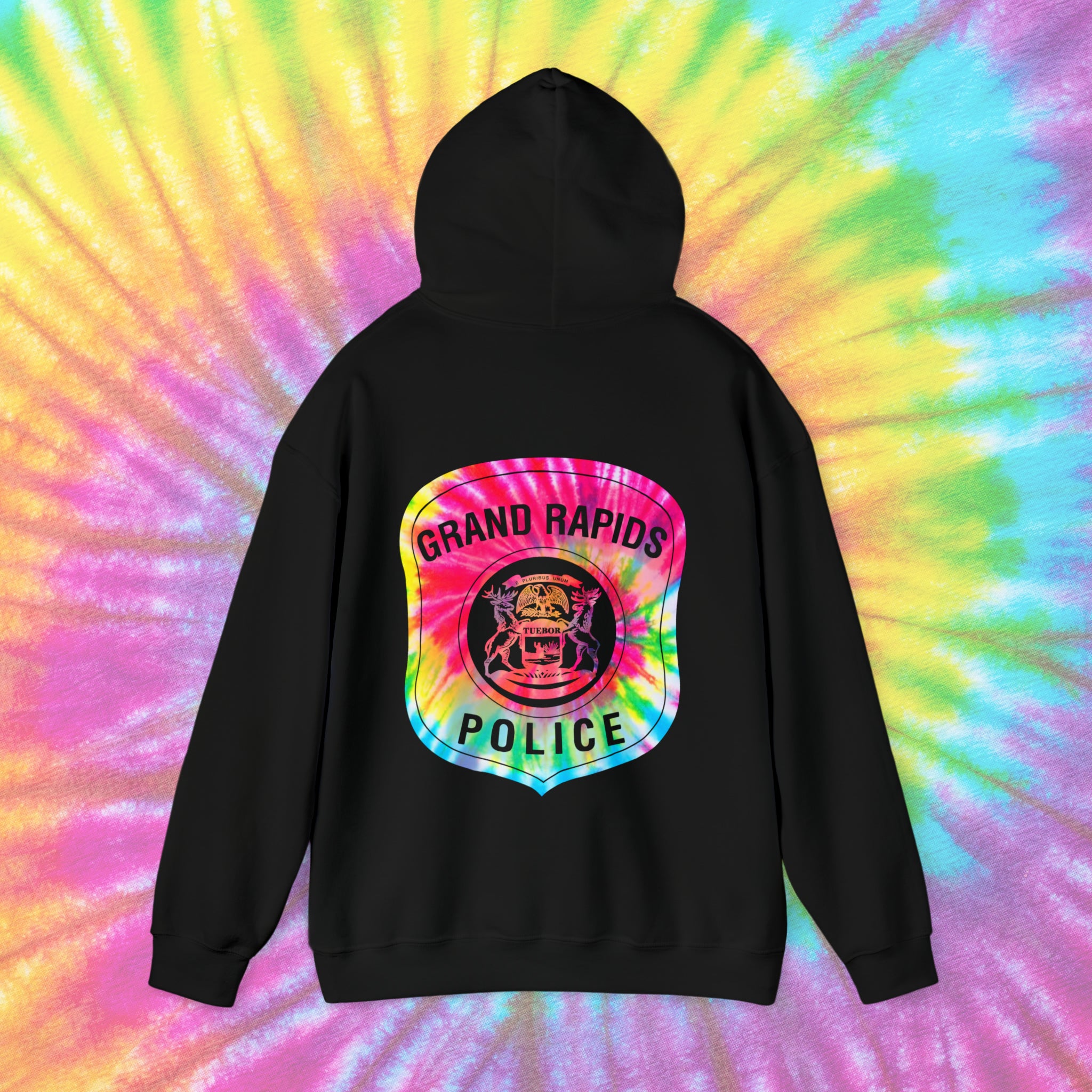 Tie Dye Badge Sweatshirt