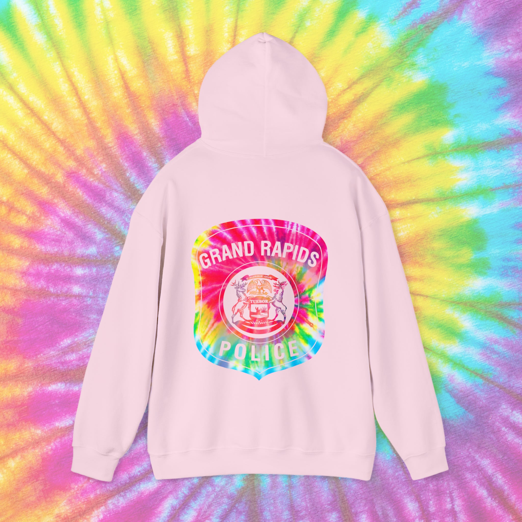 Tie Dye Badge Sweatshirt