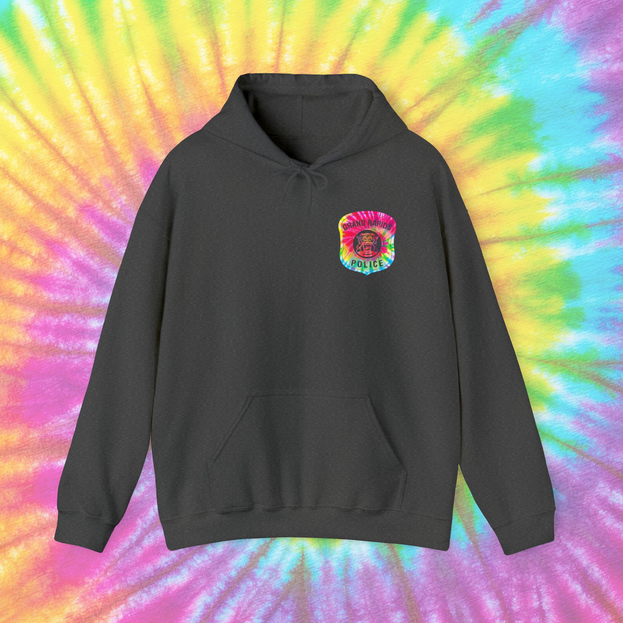 Tie Dye Badge Sweatshirt