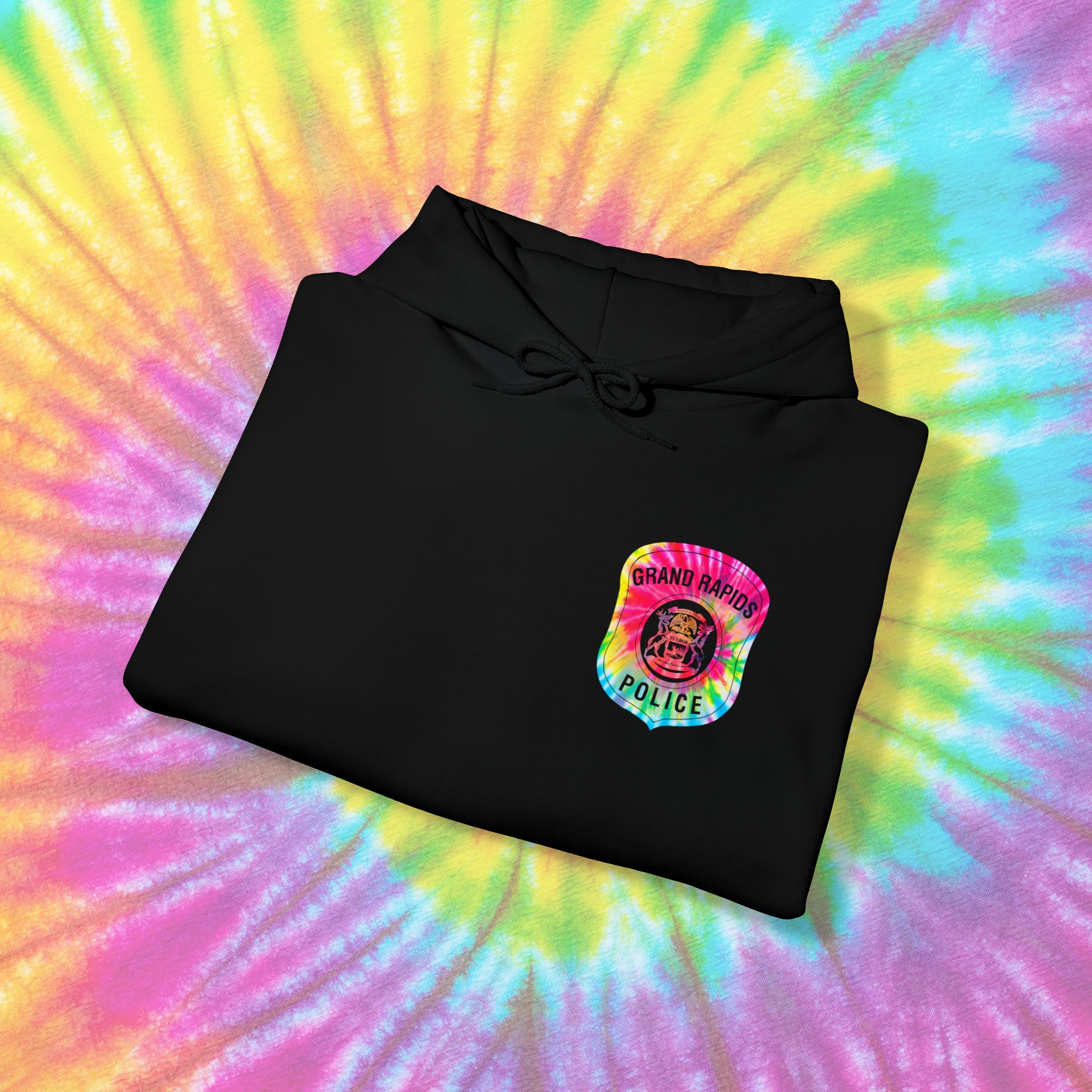 Tie Dye Badge Sweatshirt