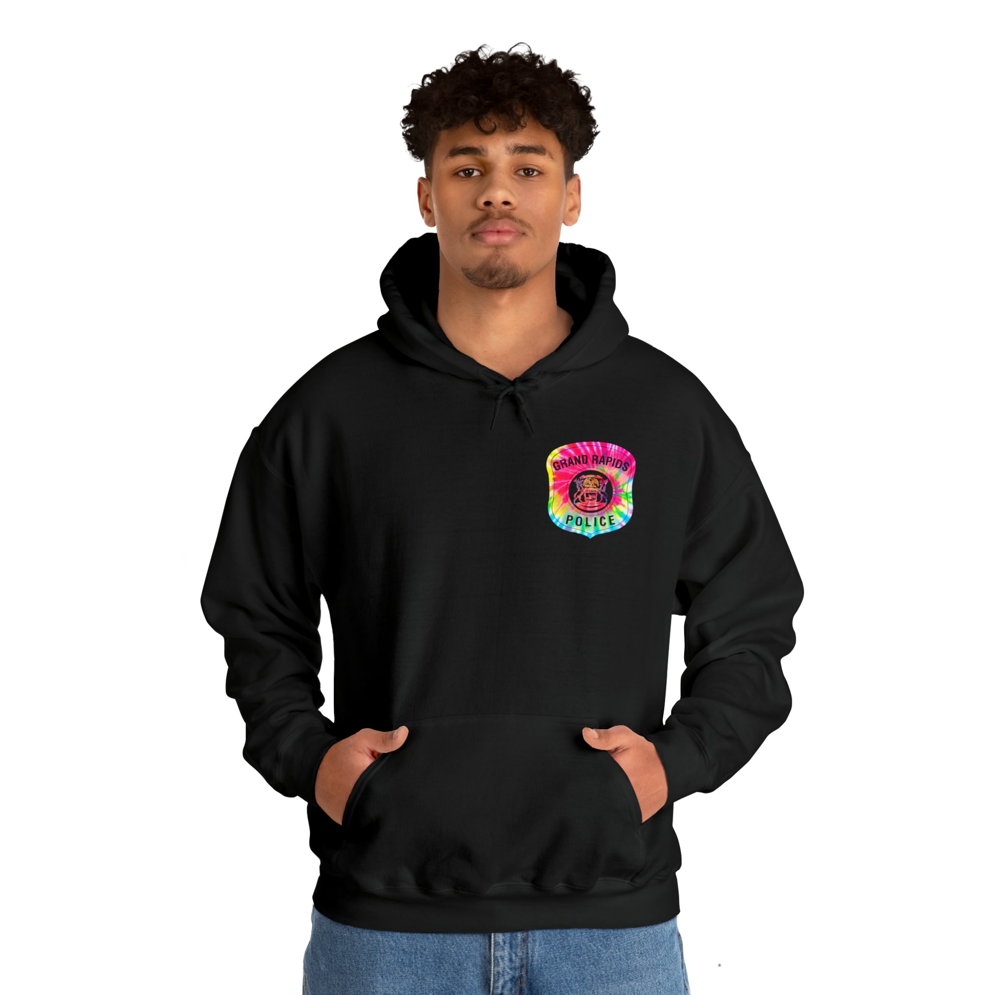 Tie Dye Badge Sweatshirt