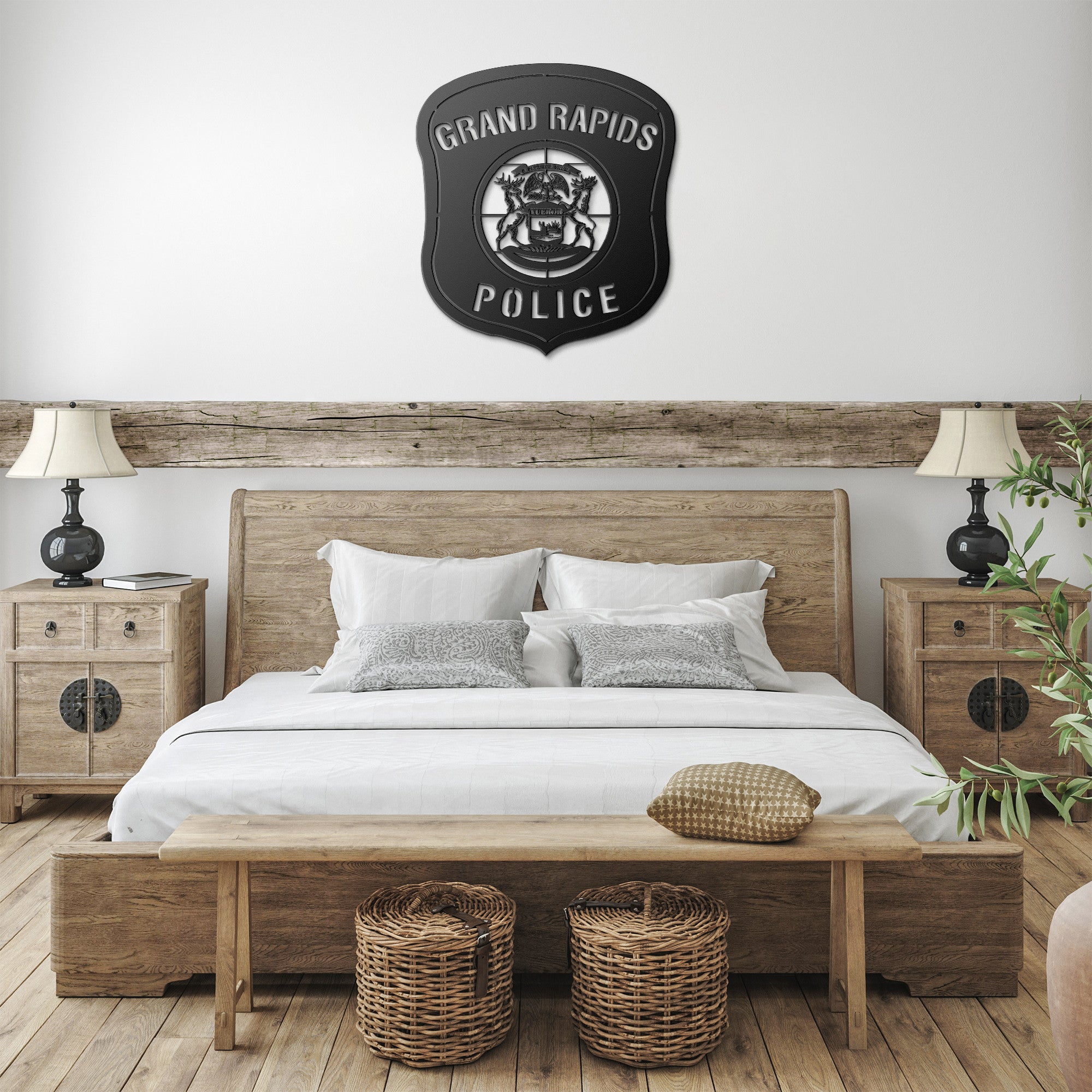 GRPD Badge Steel Wall Art