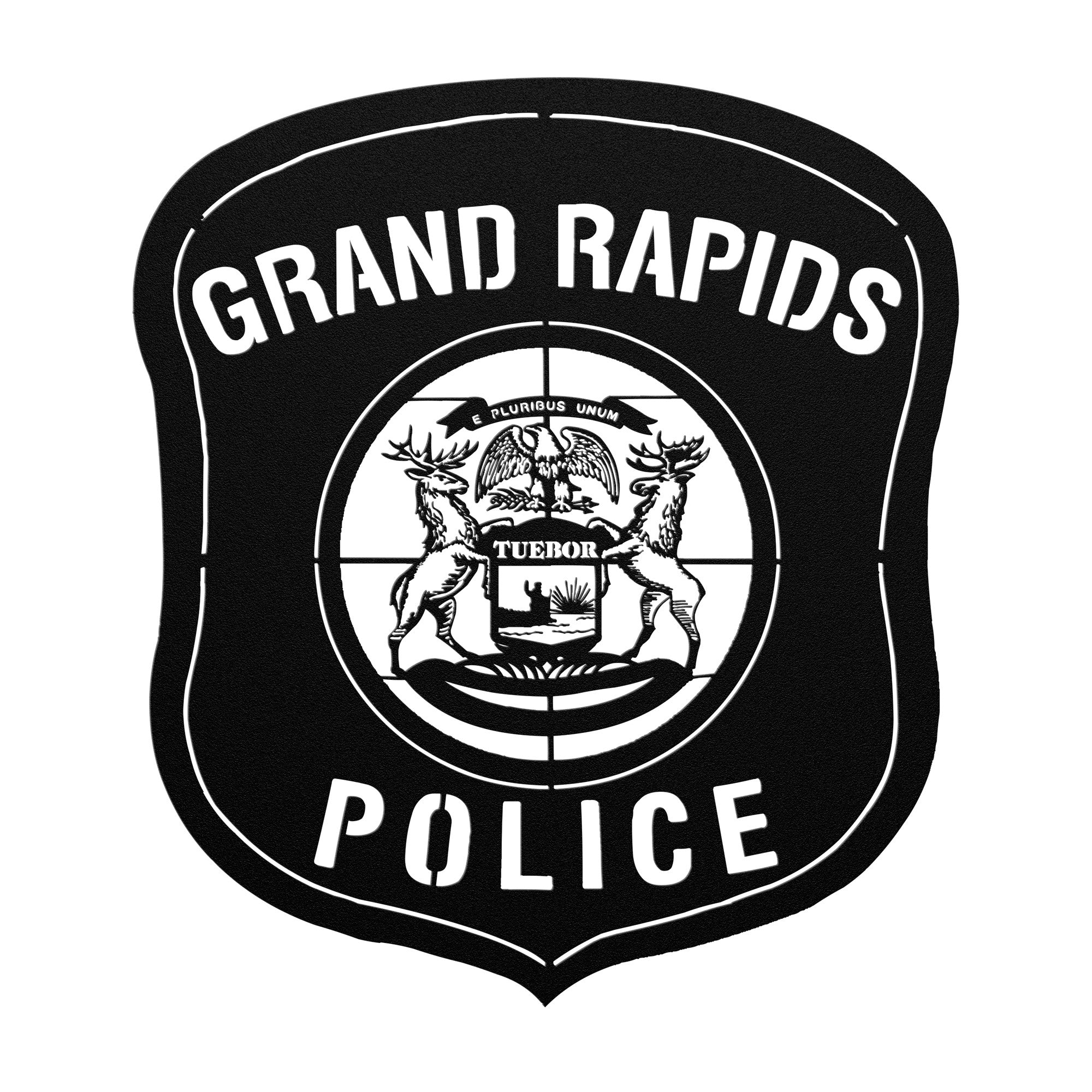 GRPD Badge Steel Wall Art