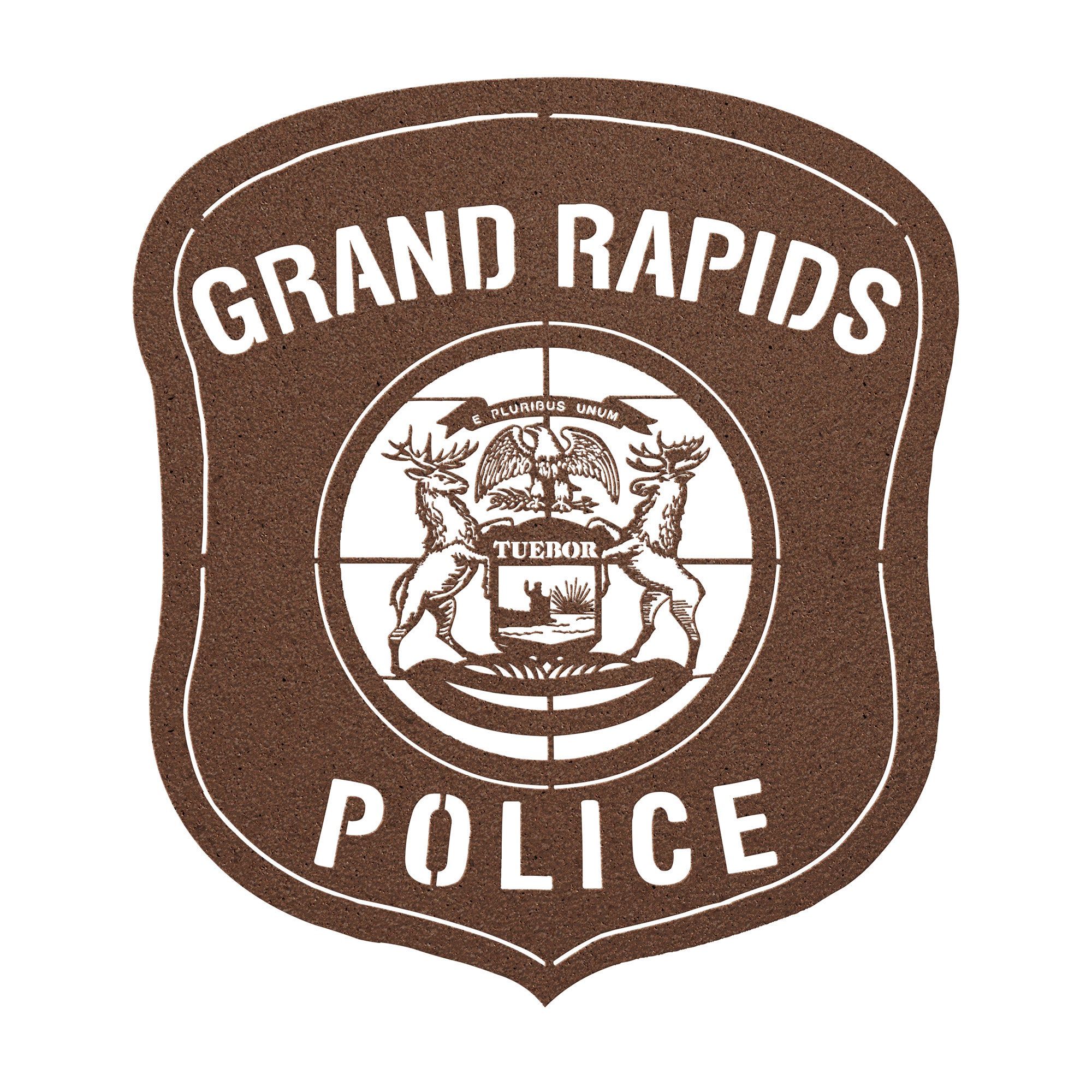 GRPD Badge Steel Wall Art