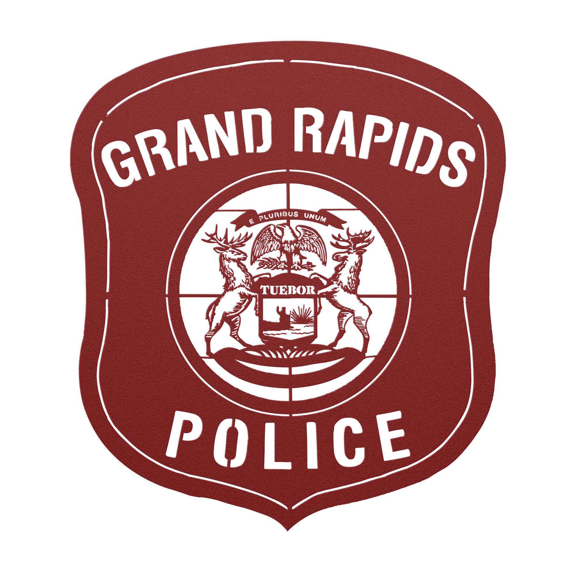 GRPD Badge Steel Wall Art