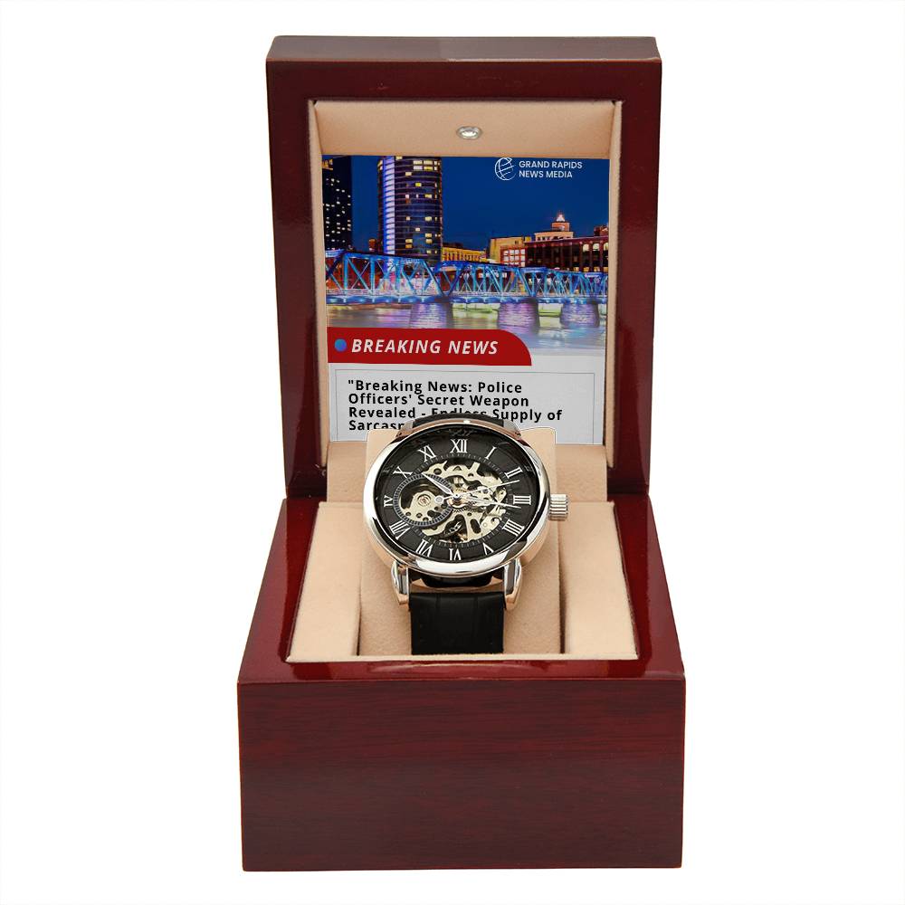 Endless Supply of Sarcasm Mens Openwork Watch