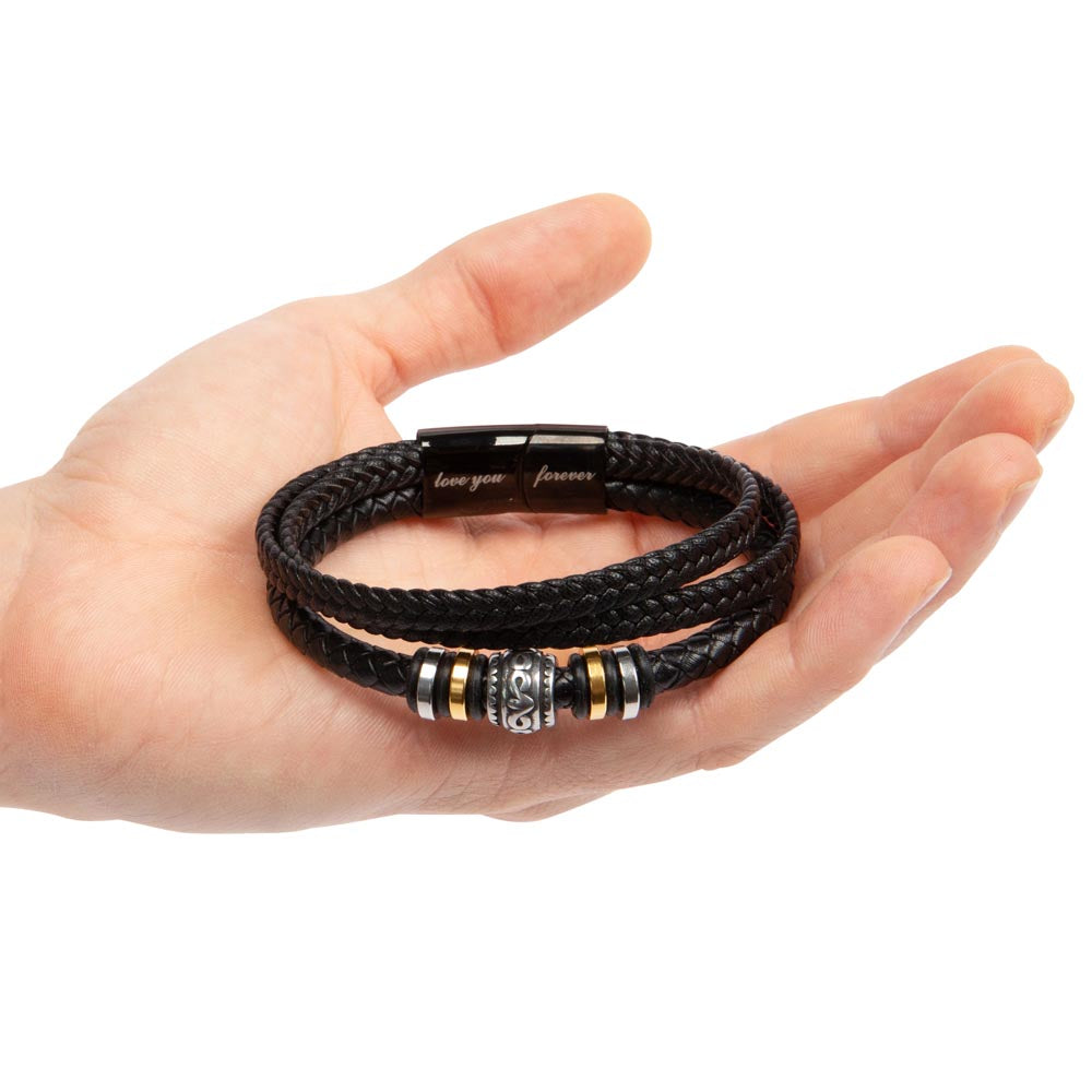 With This Bracelet  - I Will Love You Forever - Men's Bracelet