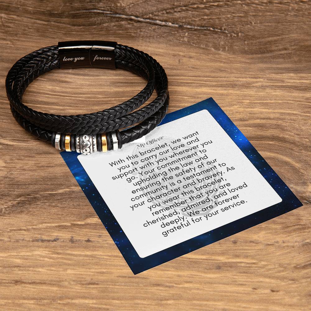 With This Bracelet  - I Will Love You Forever - Men's Bracelet