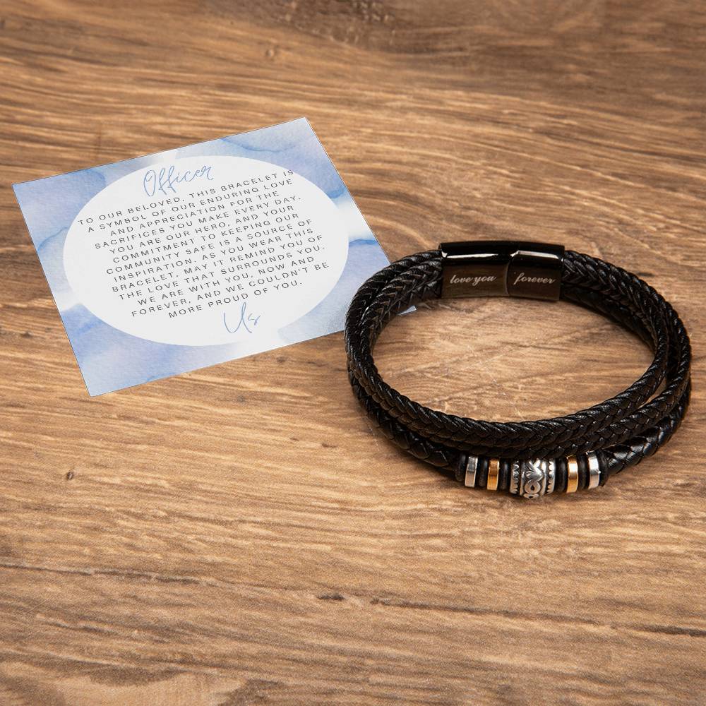 For Our Officer - I Will Love You Forever Bracelet