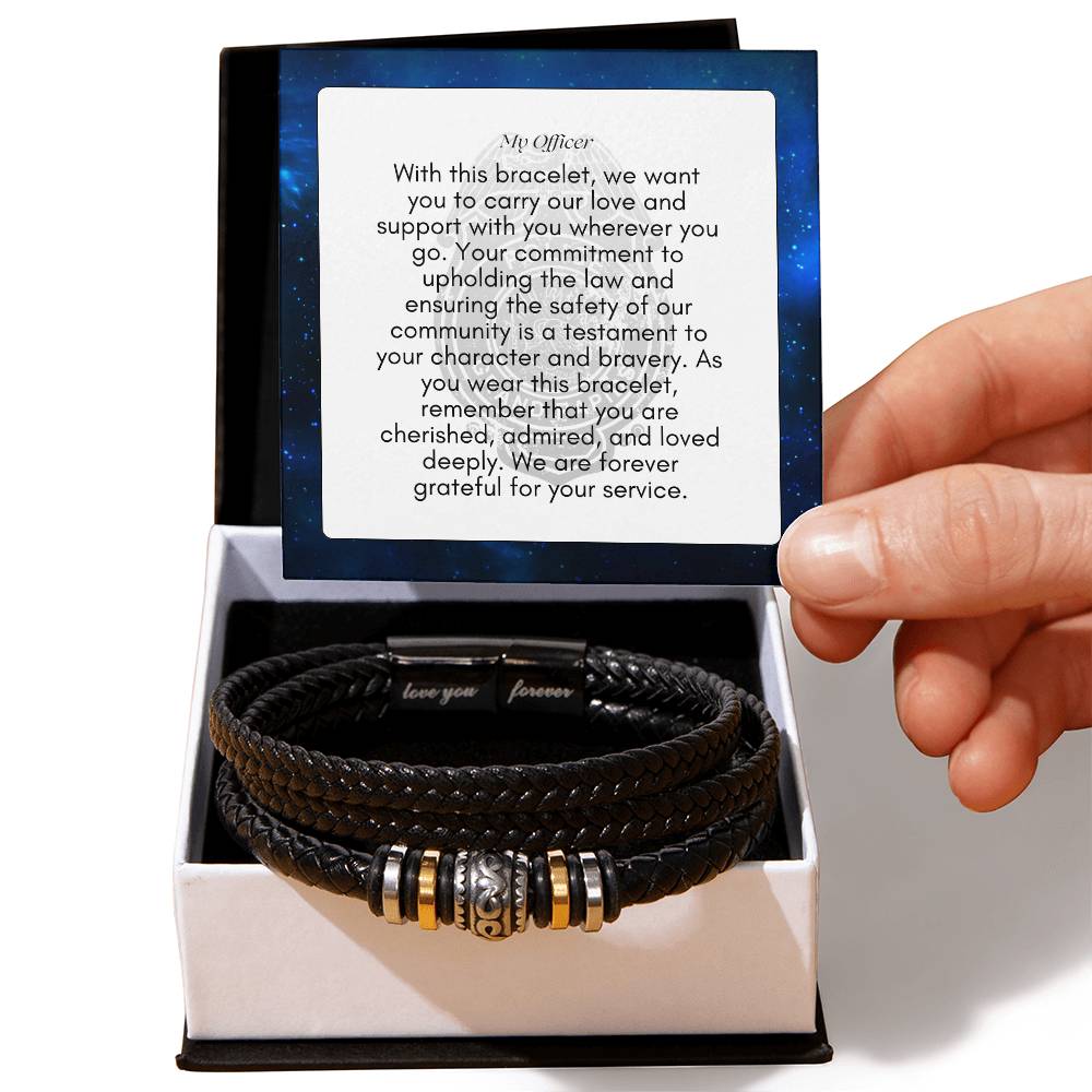 With This Bracelet  - I Will Love You Forever - Men's Bracelet