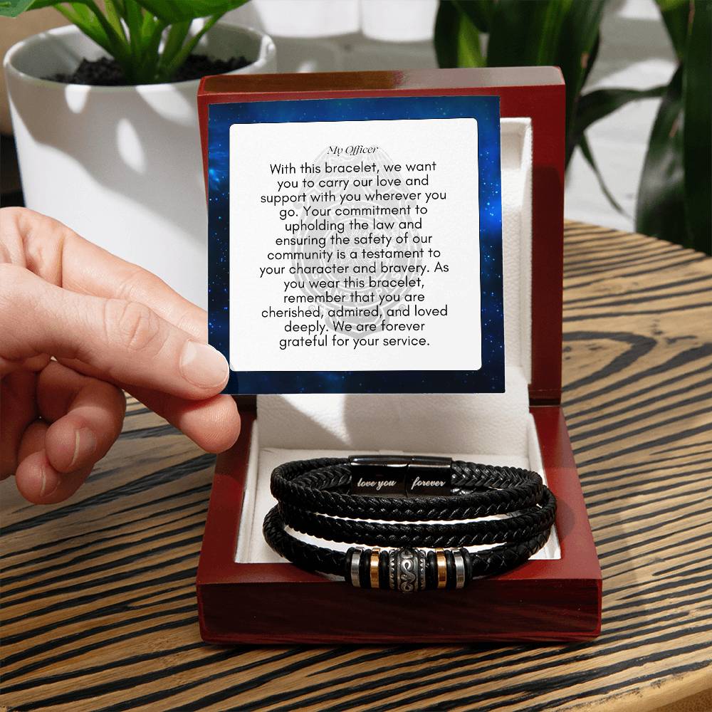 With This Bracelet  - I Will Love You Forever - Men's Bracelet