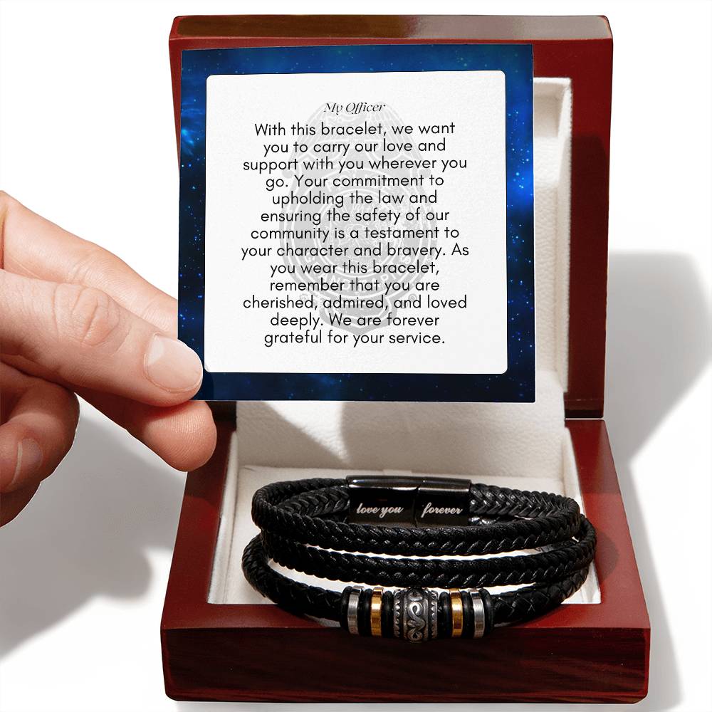 With This Bracelet  - I Will Love You Forever - Men's Bracelet